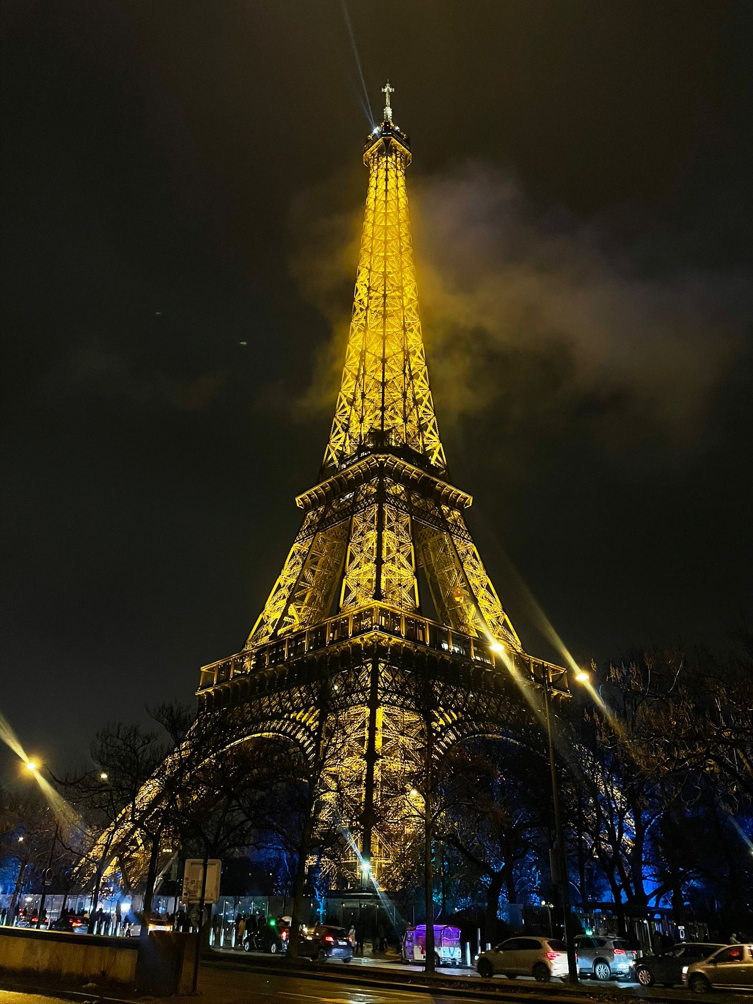 Tour Eiffel di notte
